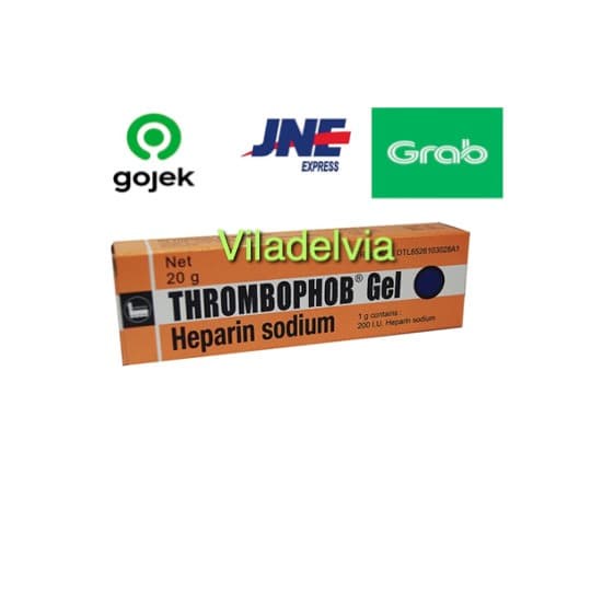 Thrombophob gel 20g / heparin sodium / salep memar / trombopop
