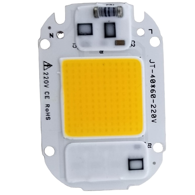 GS8u Arcomm Chip Lampu Cob Led Floodlight Spotlight 220v 20w Warm White 3000~3500k - White Or-i