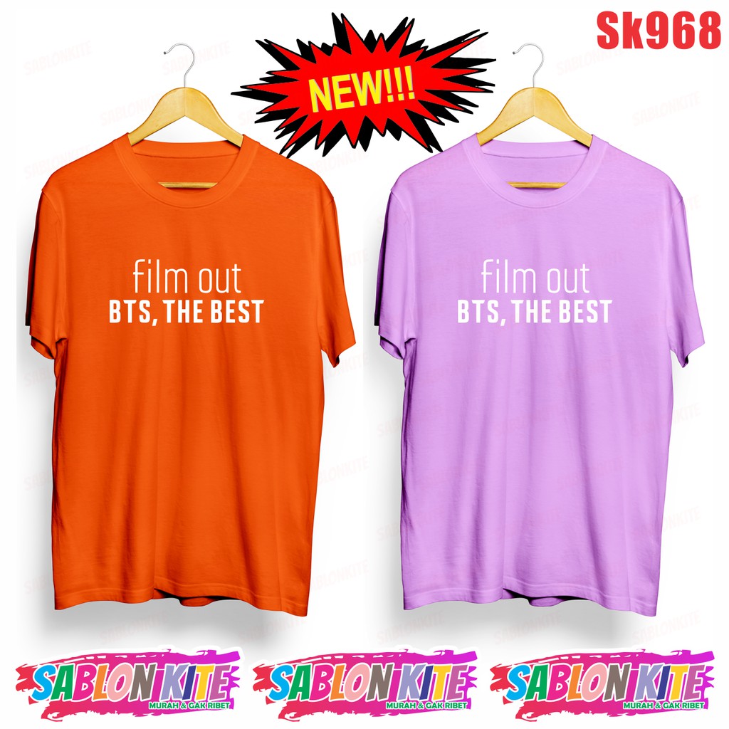 MURAH!!! KAOS KPOP THE BEST FILM OUT SK968 UNISEX COMBED 30S