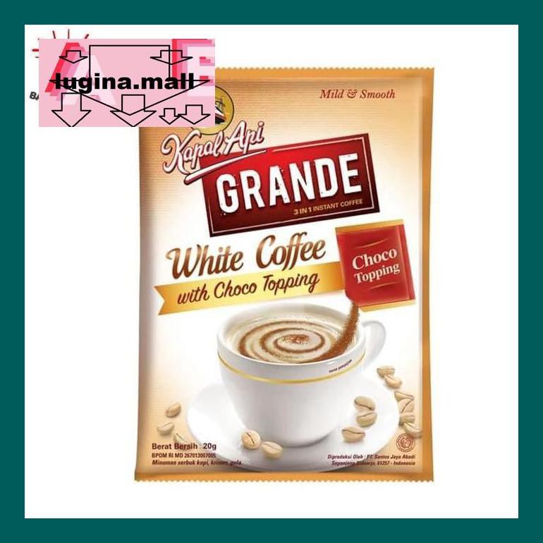 

Koptlu50G Kapal Api Grande White Coffee Topping Renteng (Isi 10 Sachet @20 Gram) Lud5Sc