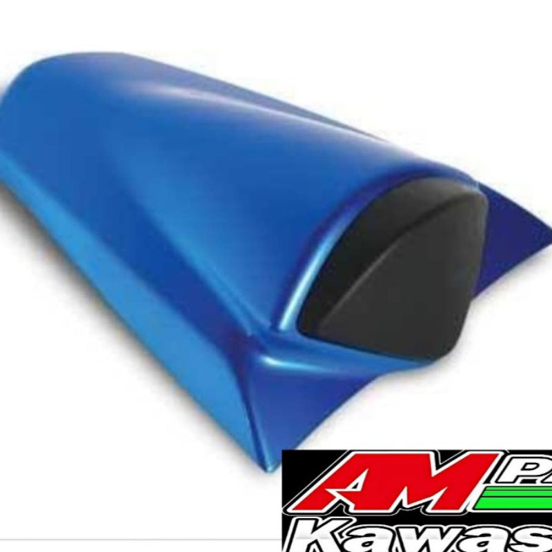 single seater seat ninja 250 R carbu karbu biru original kawasaki
