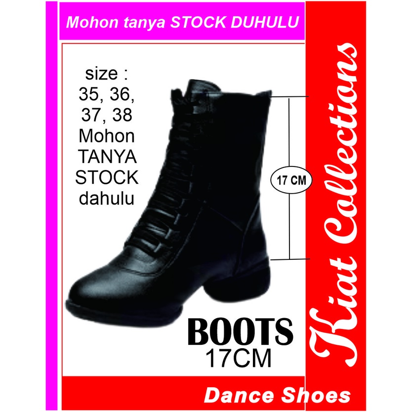 Sepatu Tari Menari Modern Line Dance  Dansa Boots