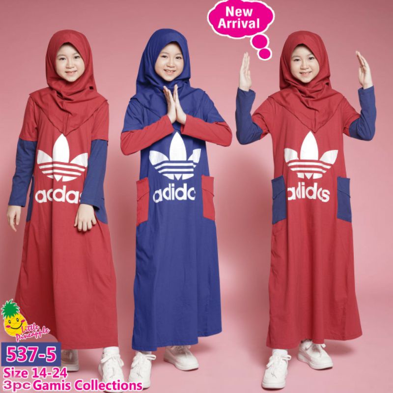 Little Pineapple 5375 Gamis Anak Dress Hijab Adidas Anak Gamis Hijab