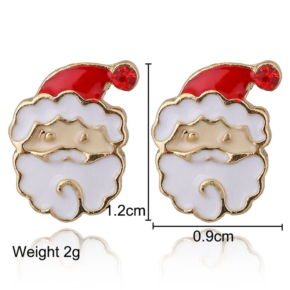 PREVA 1 pairs Stud Earring Women Gift Crutch Enamel Fashion Deer