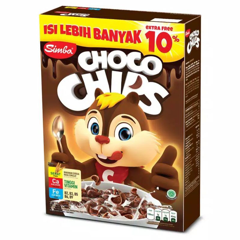 Simba choco chips susu 330 gram