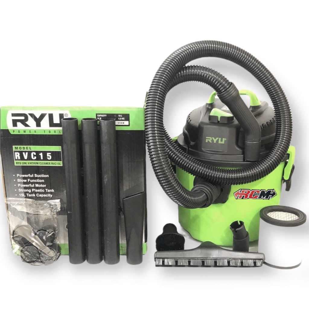 RVC15 RVC-15 RVC 15 3 IN 1 VACCUM VACUUM VACUM VAKUM CLEANER PENYEDOT PEMBERSIH DEBU 15 LITER 15LITER 15L 15L BASAH DAN KERING WET DRY BLOW ORI ORIGINAL RYU ASLI