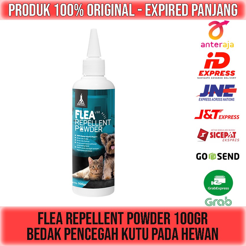 BEDAK PENCEGAH KUTU HEWAN FLEA REPELLENT POWDER 100gr