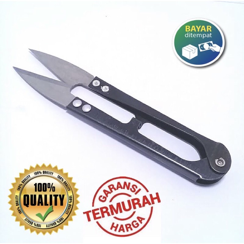 

Gunting benang super tajam kualitas terbaik ukuran 10cm real pict warna random - family store 20