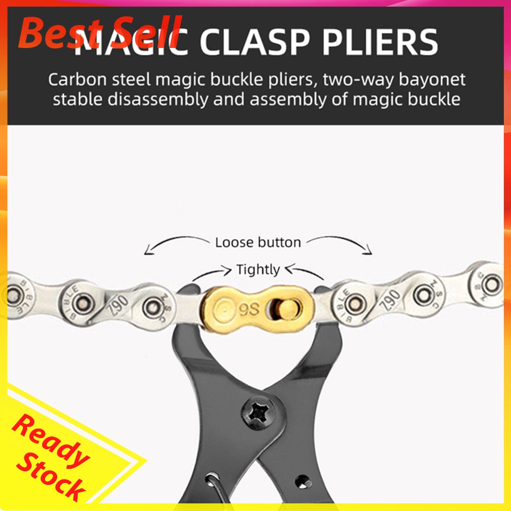Bicycle Chain Quick Release Link Chain Cutter Ruler Removal Repair Tool Kit