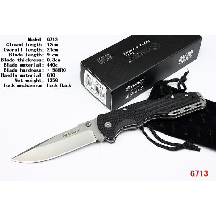 Pisau Lipat Ganzo G713