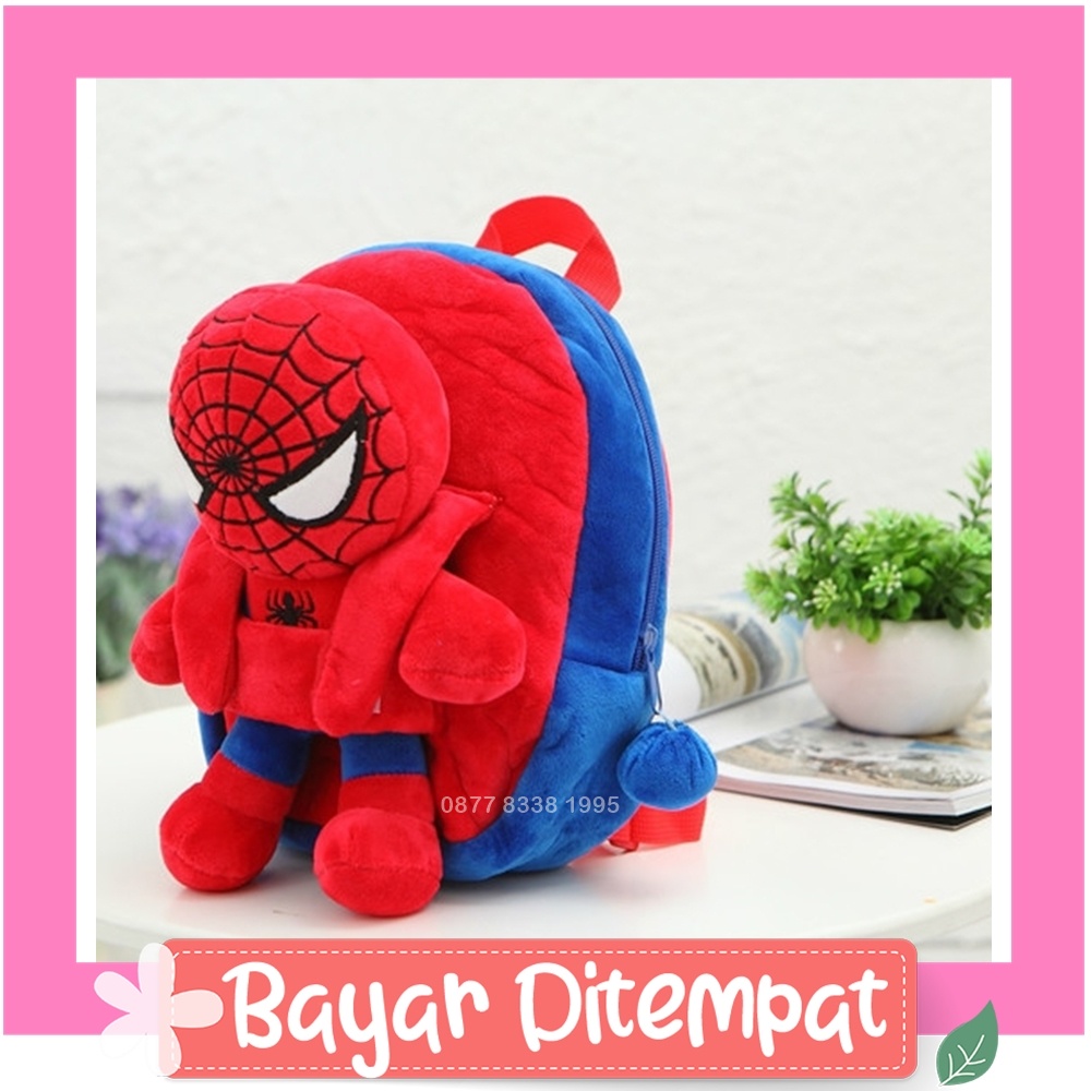 tri-105 Back Pack Double Decker_Tas Ransel Anak_Lol_Unicorn_Superhero_Paw Patrol_Shopkins Fashion