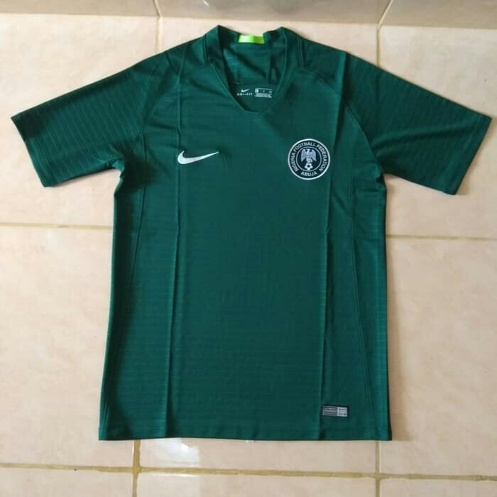 gradeori Jersey Kaos Baju Bola Nigeria Away Hijau Piala Dunia 2018 Grade Ori dibeli