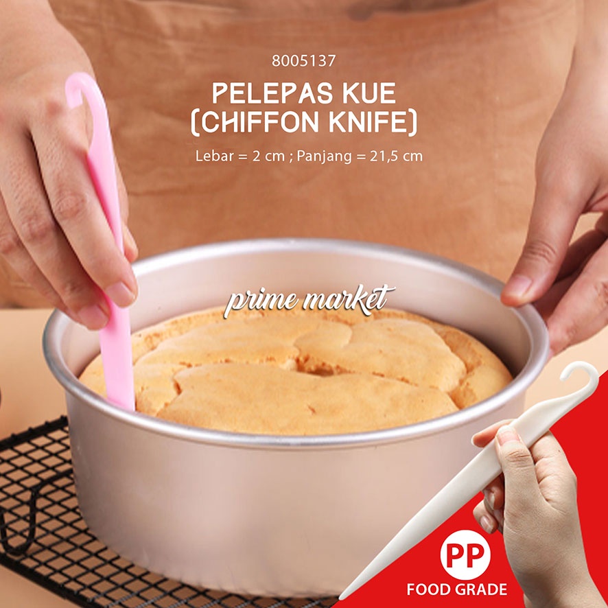 Pisau Chiffon Cake / Alat Pemisah Kue Bolu /  Alat Pelepas Bolu Dari Loyang Kue / Chiffon Knife / Ca