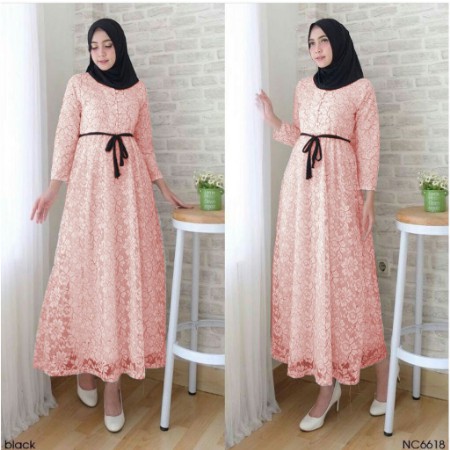 Stevia dress MUSLIM BRUKAT TERLARIS R.A