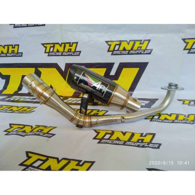 Knalpot Racing Austin Racing FullSet Untuk Motor NMX AEROX PCX DLL