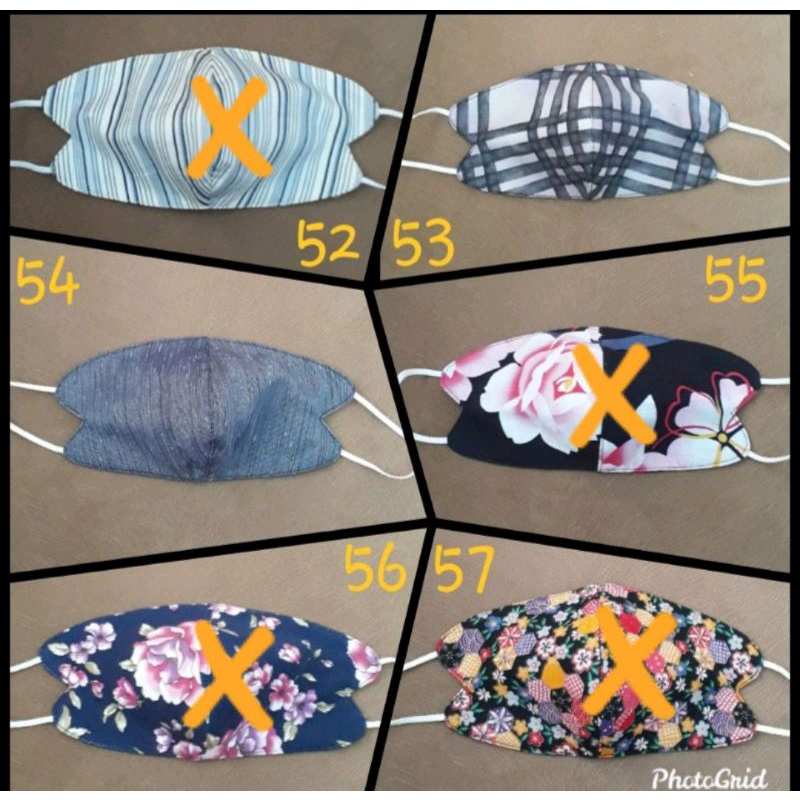 Masker kain 3 lapis