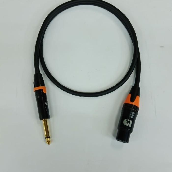 Kabel Mic 5Mtr Canare Made In Japan + Akai Male To Xlr Female