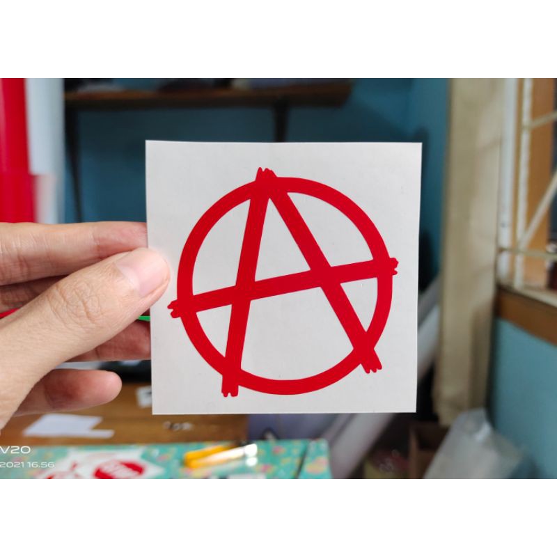 

stiker anarki custom cutting stiker murah