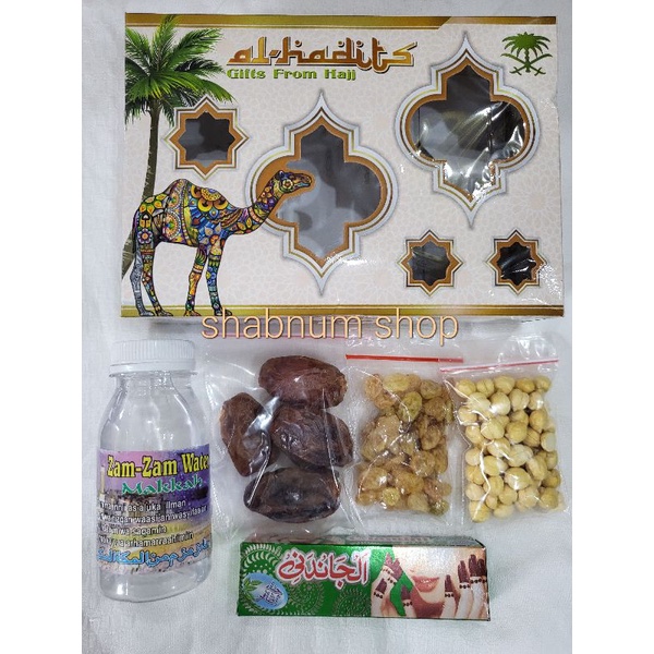 

Paket Oleh Oleh Haji & Umroh / Paket Hemat Murah Ekonomis Haji Umrah / Paket Shabnum 11