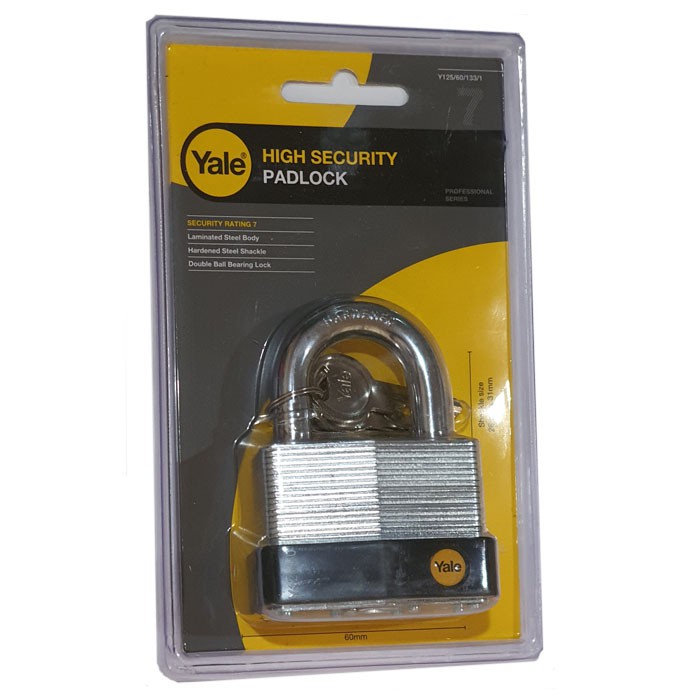 Yale Gembok Y125-60-133-1 - 60mm Laminated Steel Padlock