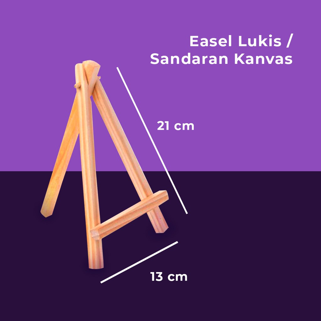 MINI EASEL LUKIS / SANDARAN KANVAS / STANDING EASEL