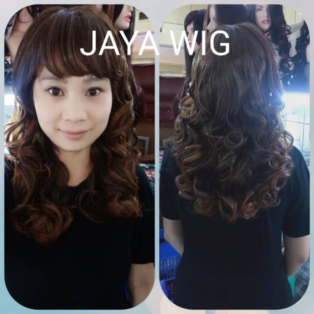 WIG CURLY SEBAHU /WIG IKAL SEBAHU /WIG WAVE SEBAHU