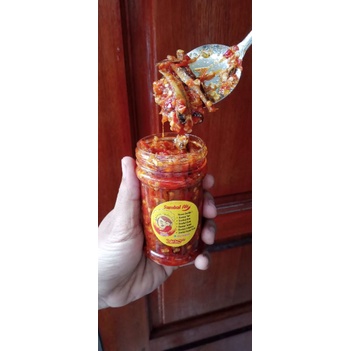 

Sambel teri/cumi/pete/cakalang/ayam suwir/mix cumi&pete