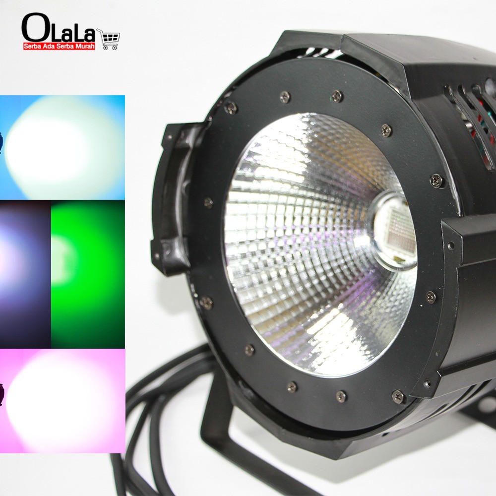 Lampu Disko Disco Full Warna Led Putar Colour Rainbow Rgb LAMPU DISCO SOROT PANGGUNG BD-100W7COB