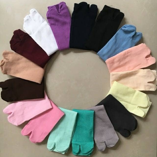 KAOS KAKI JEMPOL POLOS muslimah warna dikemas