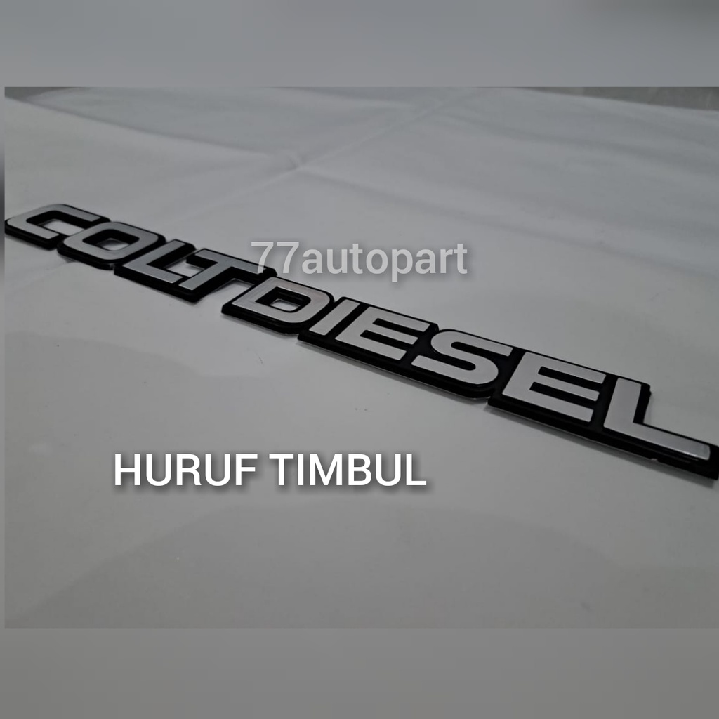 emblem logo mobil tulisan colt diesel ps