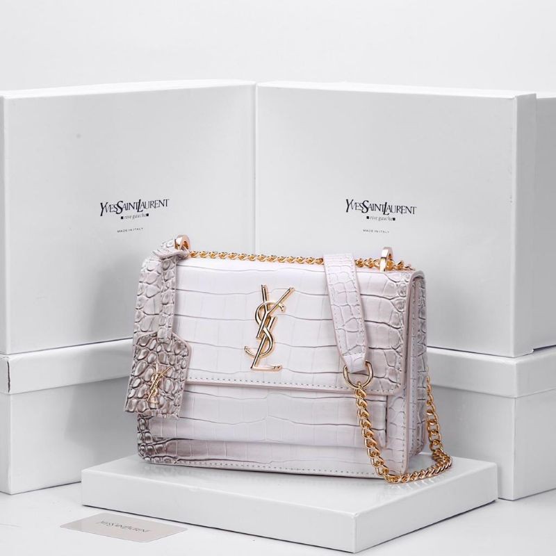 Saint Laurent croco chain shoulder bag ( 8807-18 )