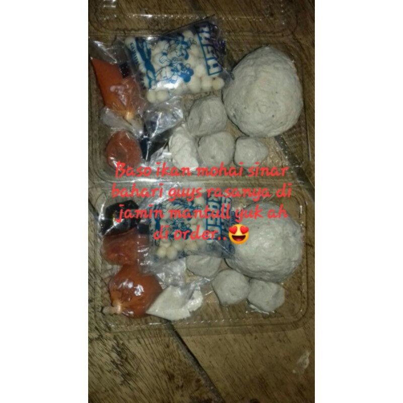 

Baso ikan mohai Sinar Bahari