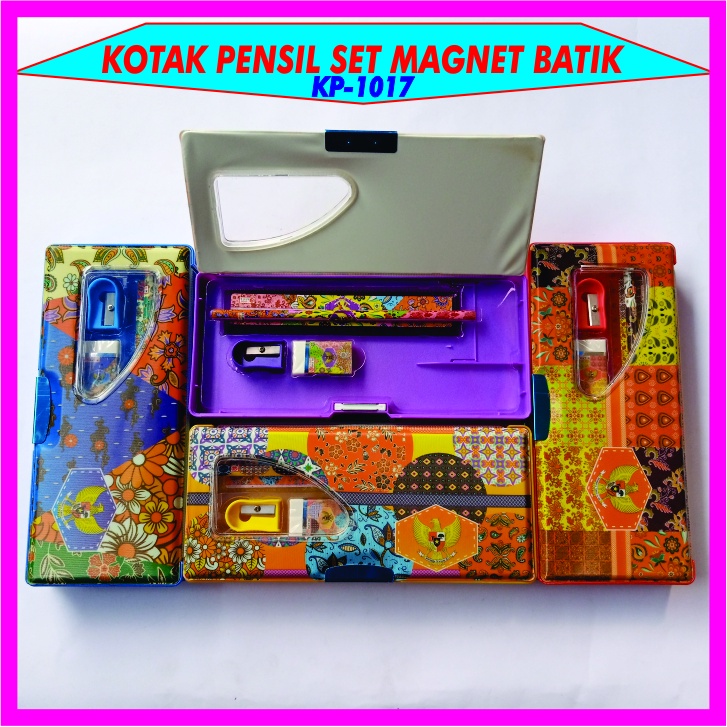 

KOTAK PENSIL SET MAGNET BATIK / TEMPAT SIMPAN ALAT TULIS MAGNET BATIK (KP-1017)