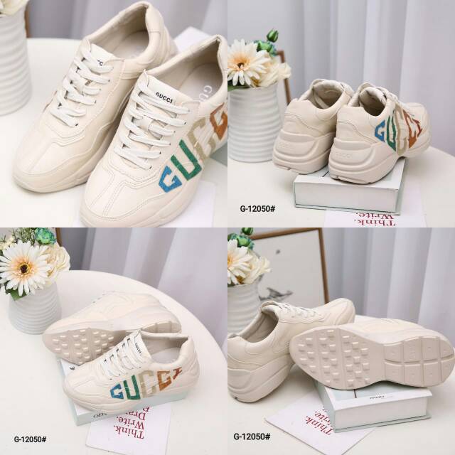 Women’s Rhyton Glitter GG Sneakers G-12050F EC