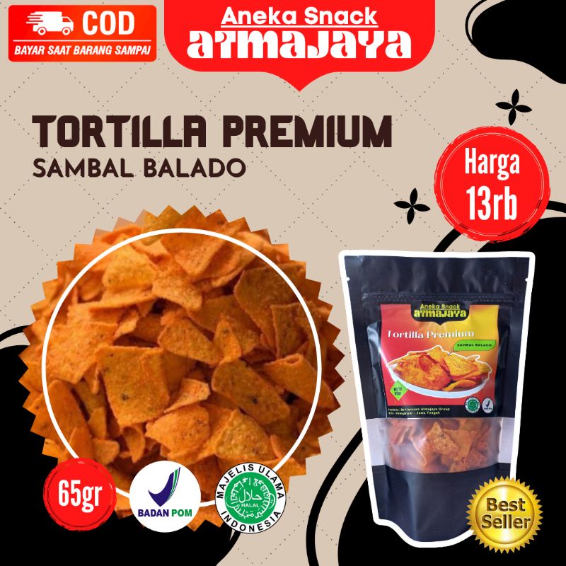 

Tortilla Jagung Rasa Sambal Balado /Grosir Aneka Snack Atmajaya