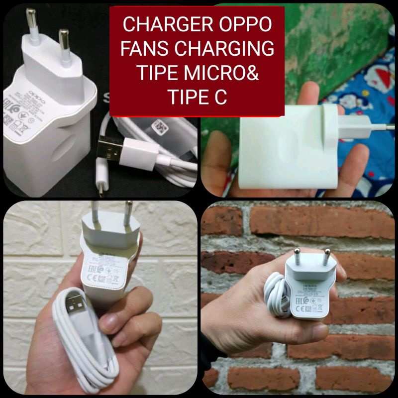 Charger Oppo fans charging cas hp cas