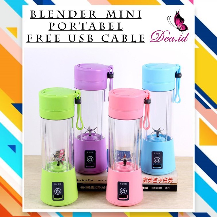 [DEASHOP] JUICE CUP BLENDER MINI PORTABEL / USB BLENDER JUICER / FREE USB CABLE