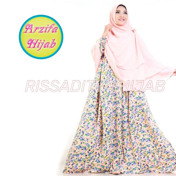 SoldPROMO AFSHEEN SYAR'I-PEACH | GAMIS SYARI TERBARU - BAJU MUSLIM SYARI - BUSANA MUSLIM TERBARU