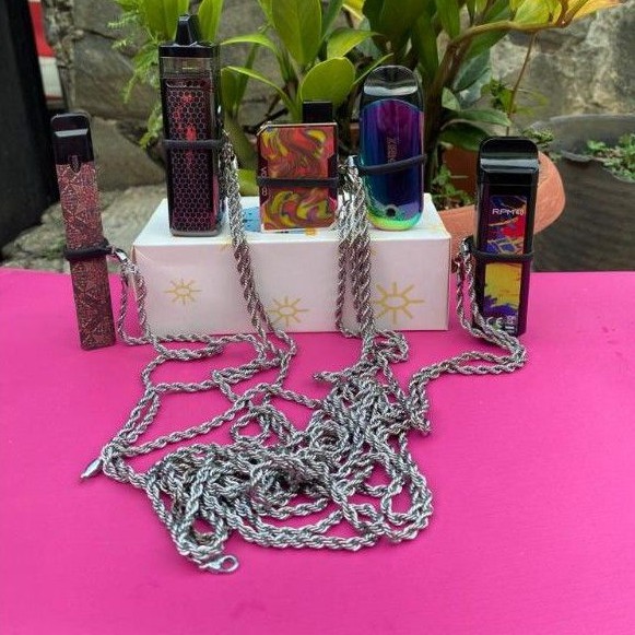 Cod new Cod KALUNG RANTAI STAINLESS BONUS KARET // GANTUNGAN V4PE