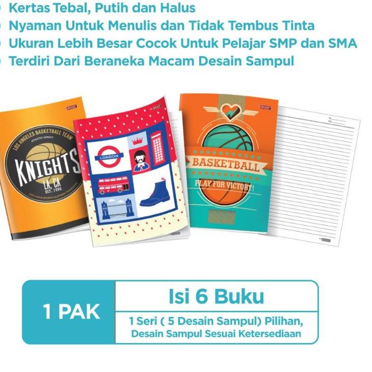 

⸨DuB♞⸩ ⭐️ Buku Tulis Big BOSS isi 42 lembar 6pcs |Terhot