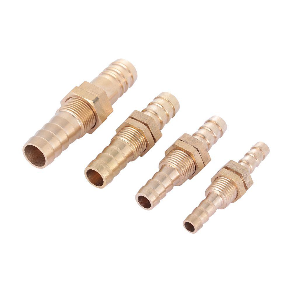 Populer 1pc Selang Tail Barb Fitting Union Baru 6/8/10/12MM 6jenis Konektor Pipa Tabung