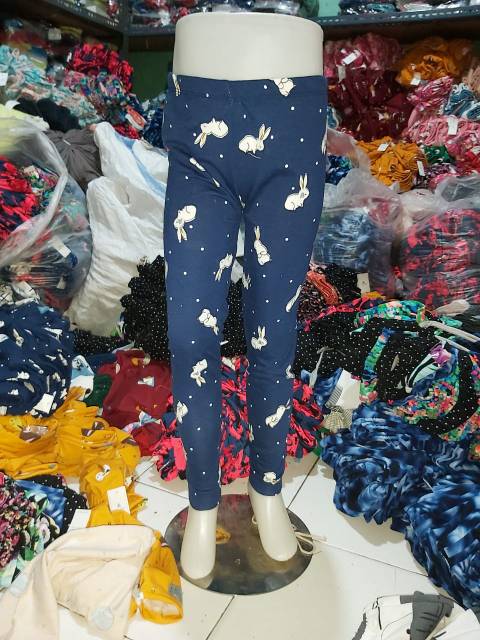 celana legging anak wanita usia 0-17tahun WARNA &amp; MOTIF RANDOM