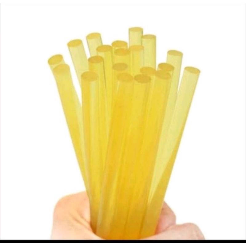 Isi Lem Tembak warna Kuning Besar ukuran 1.1 × 28cm ( 1 pak isi 30 pcs)