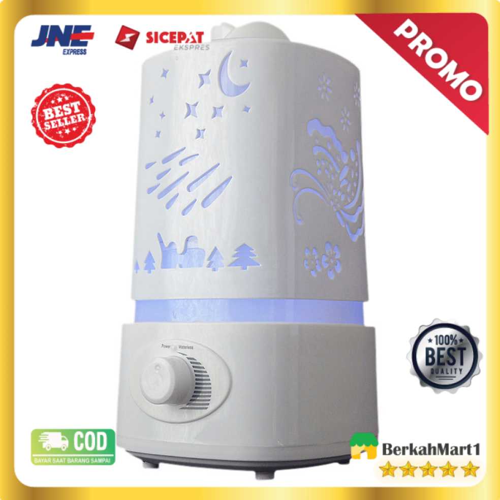 Taffware Air Humidifier Aromatherapy Diffuser 7 Color 1500ml - HUMI H6