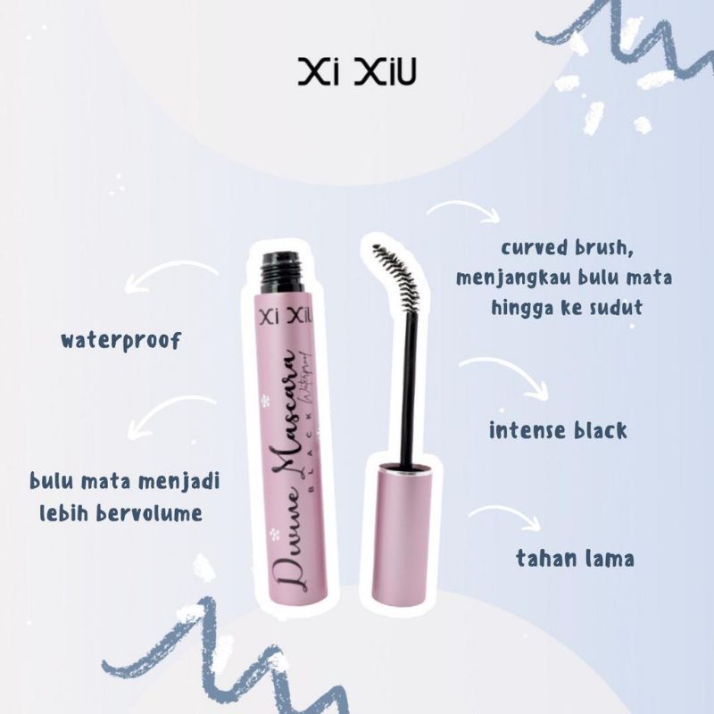 XI XIU DIVINE MASCARA BLACK WATERPROOF/BPOM