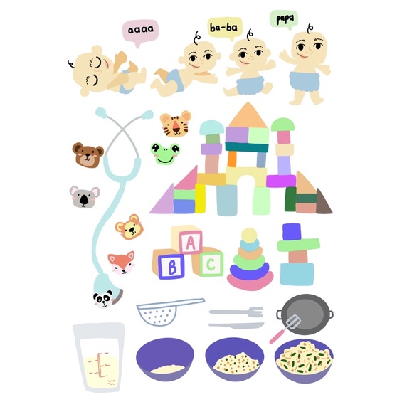 

sticker sheet dokter spesialis anak