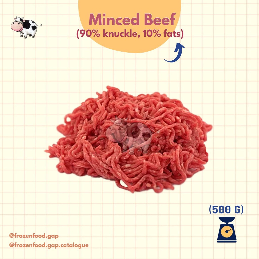 

Minced Beef | Daging Cincang Sapi | Frozen Meat | Daging Beku | Frozen Food