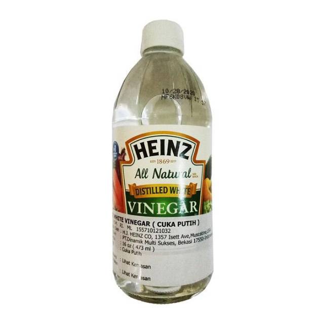 KHAS Heinz Cuka Putih Distilled White Vinegar 16 oz 473 ML