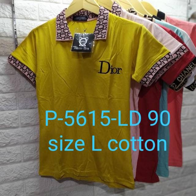 Kaos kerah dior