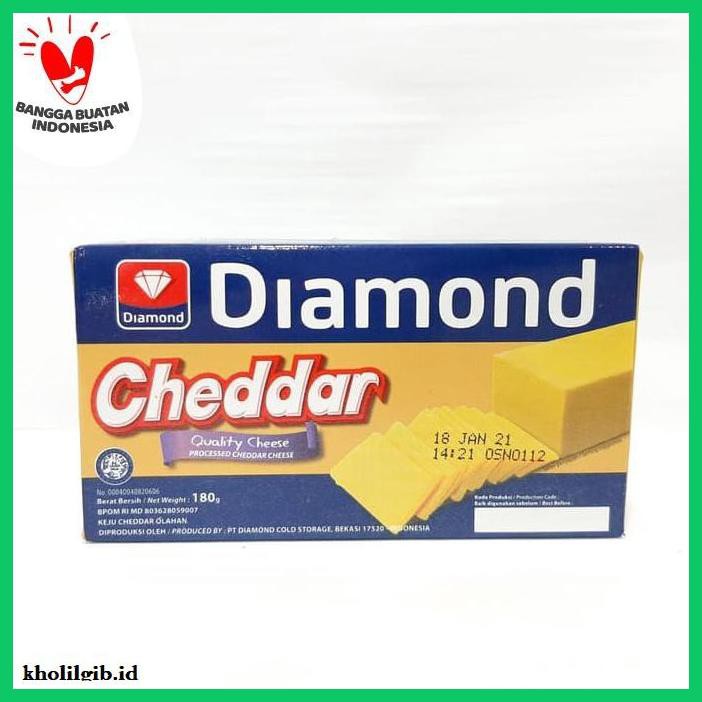 

Ujekujek- Diamond Cheddar Cheese 180Gr -Original.